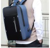 Рюкзак с USB портом. 5456 blue