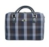Набор: чемодан + сумочка Borgo Antico. 6093 blue-brown 26/18