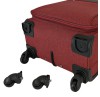 Комплект чемоданов De lerto. 6089 red grey komplekt. 4 съёмных колеса. 