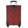 Комплект чемоданов De lerto. 6089 red grey komplekt. 4 съёмных колеса. 