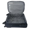 Комплект чемоданов De lerto. 6095 blue check komplekt. 4 съёмных колеса. 