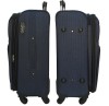 Комплект чемоданов Borgo Antico. 6088 dark blue. 4 съёмных колеса.