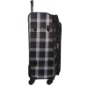 Набор: чемодан + сумочка Borgo Antico. 6093 blue-brown 26/18