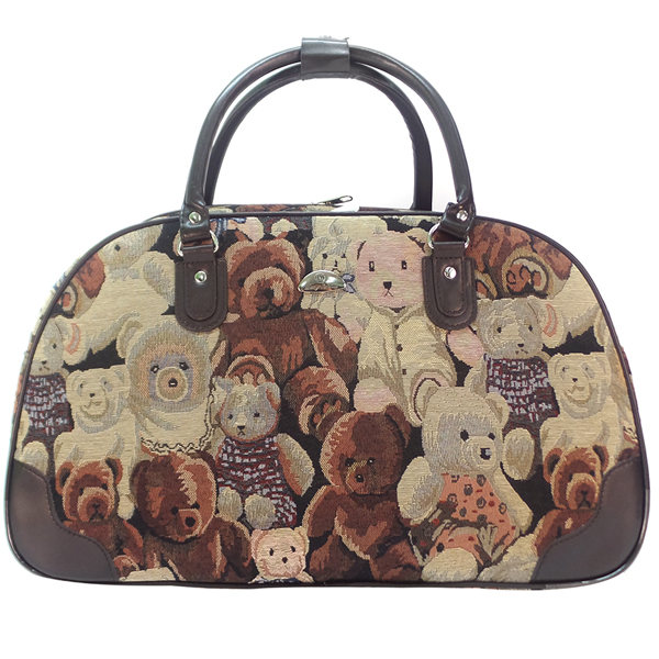 Дорожная сумка Borgo Antico. 301 beige bear